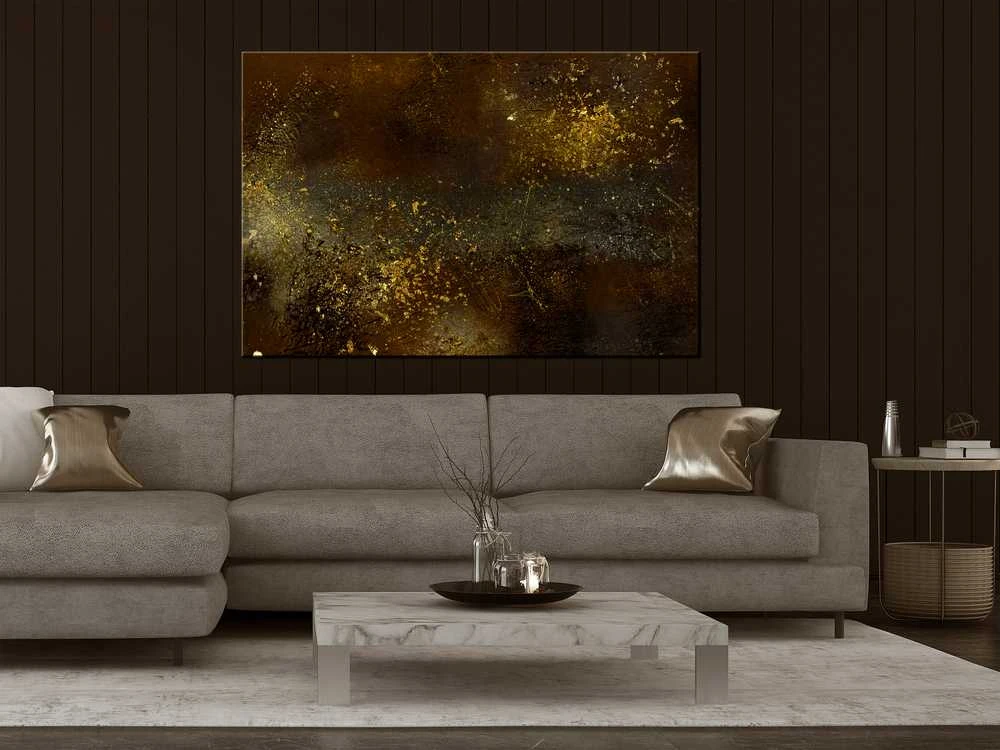 Artgeist Paveikslas - Golden Constellation (1 Part) Wide