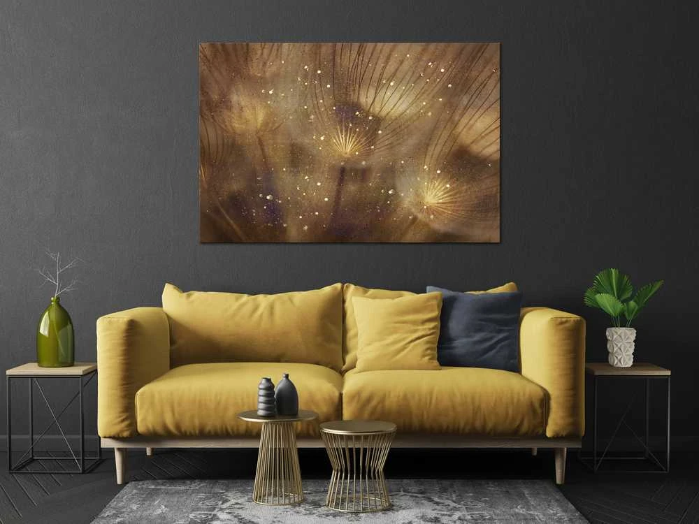 Artgeist Paveikslas - Golden Dandelions (1 Part) Wide