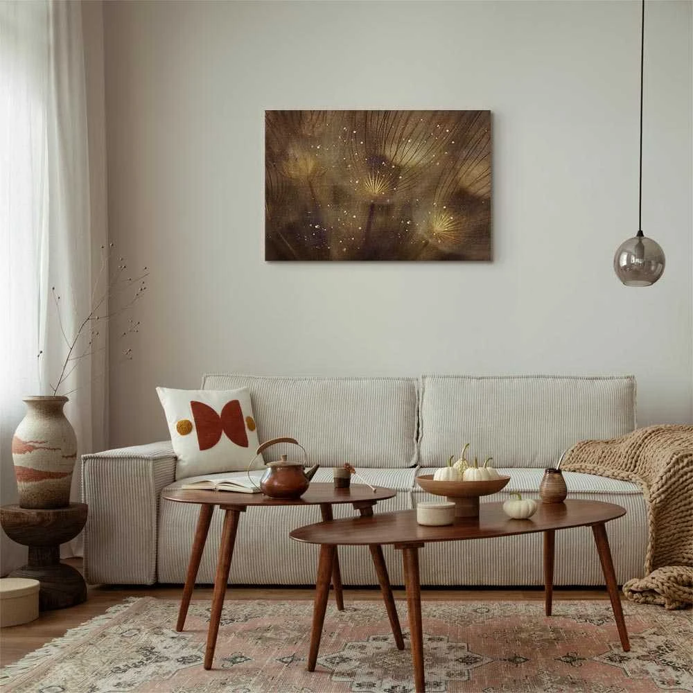 Artgeist Paveikslas - Golden Dandelions (1 Part) Wide