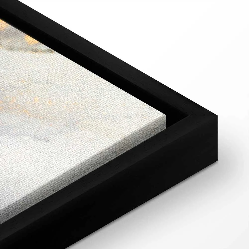 Artgeist Paveikslas - Golden explosions – abstract pattern inspired by marble