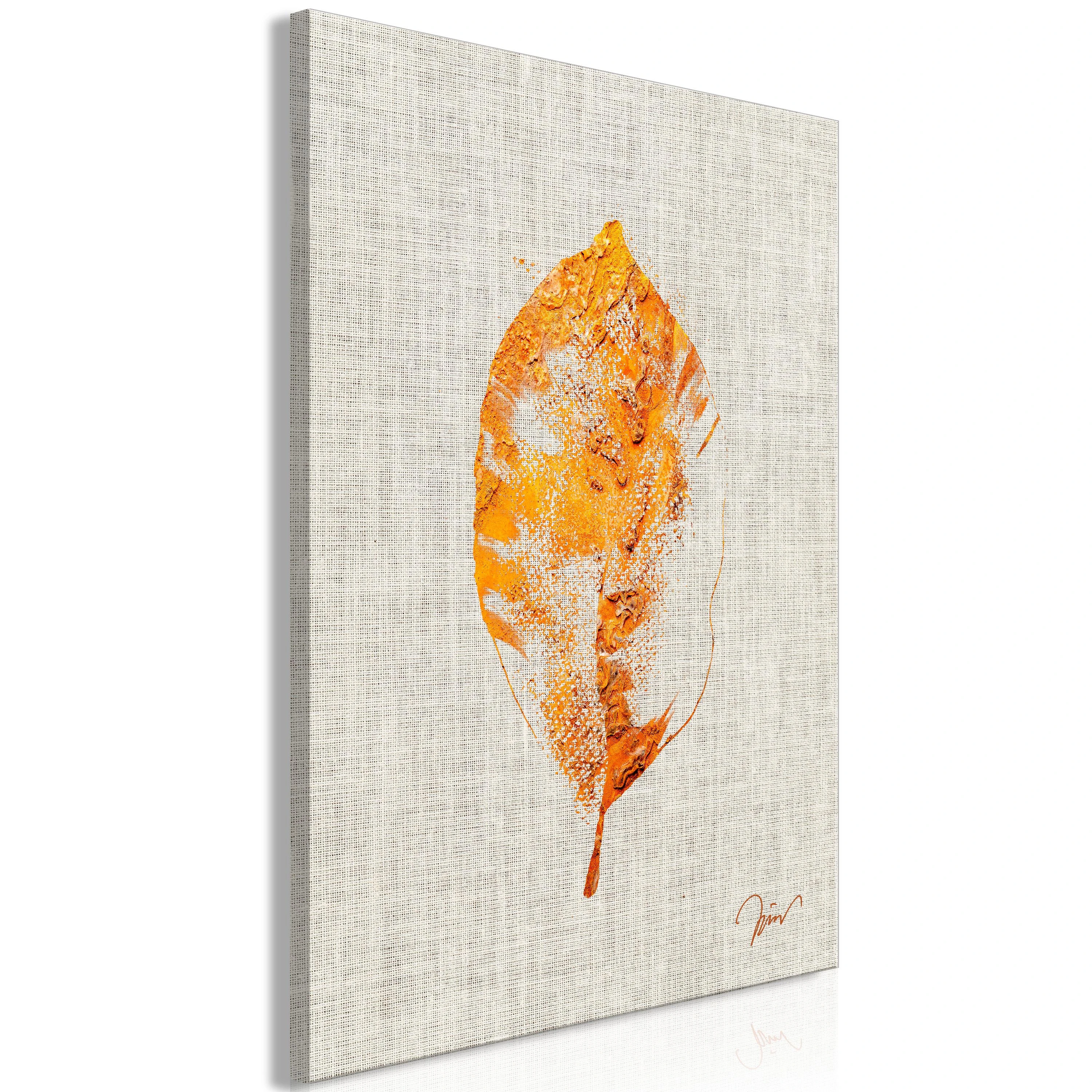 Artgeist Paveikslas - Golden Flora (1 Part) Vertical
