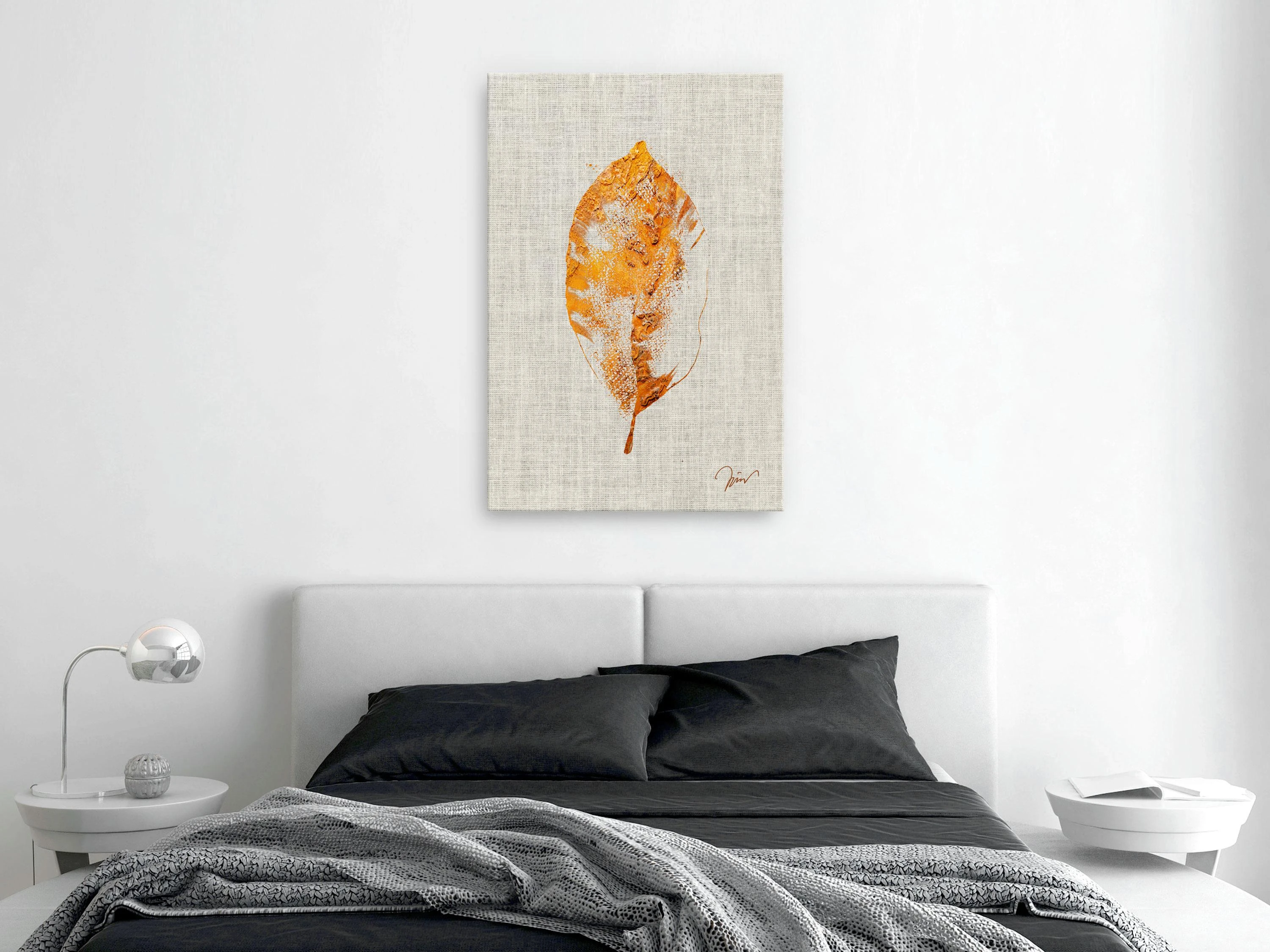 Artgeist Paveikslas - Golden Flora (1 Part) Vertical