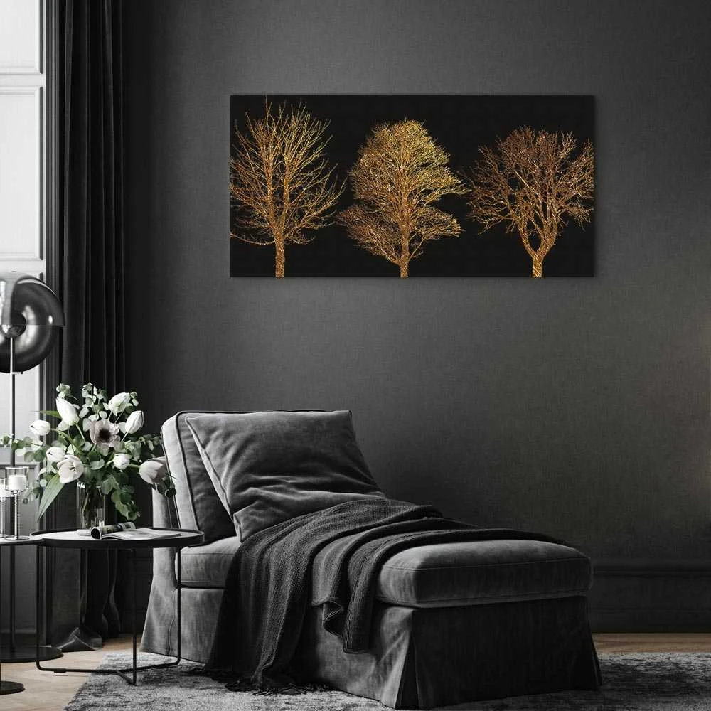 Artgeist Paveikslas - Golden Forest (1 Part) Wide