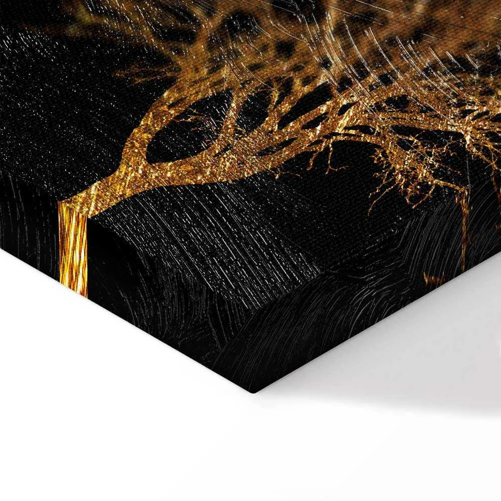 Artgeist Paveikslas - Golden Forest (1 Part) Wide