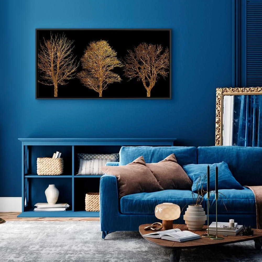 Artgeist Paveikslas - Golden Forest (1 Part) Wide
