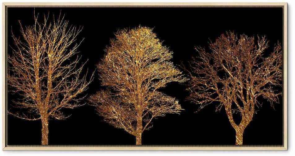 Artgeist Paveikslas - Golden Forest (1 Part) Wide