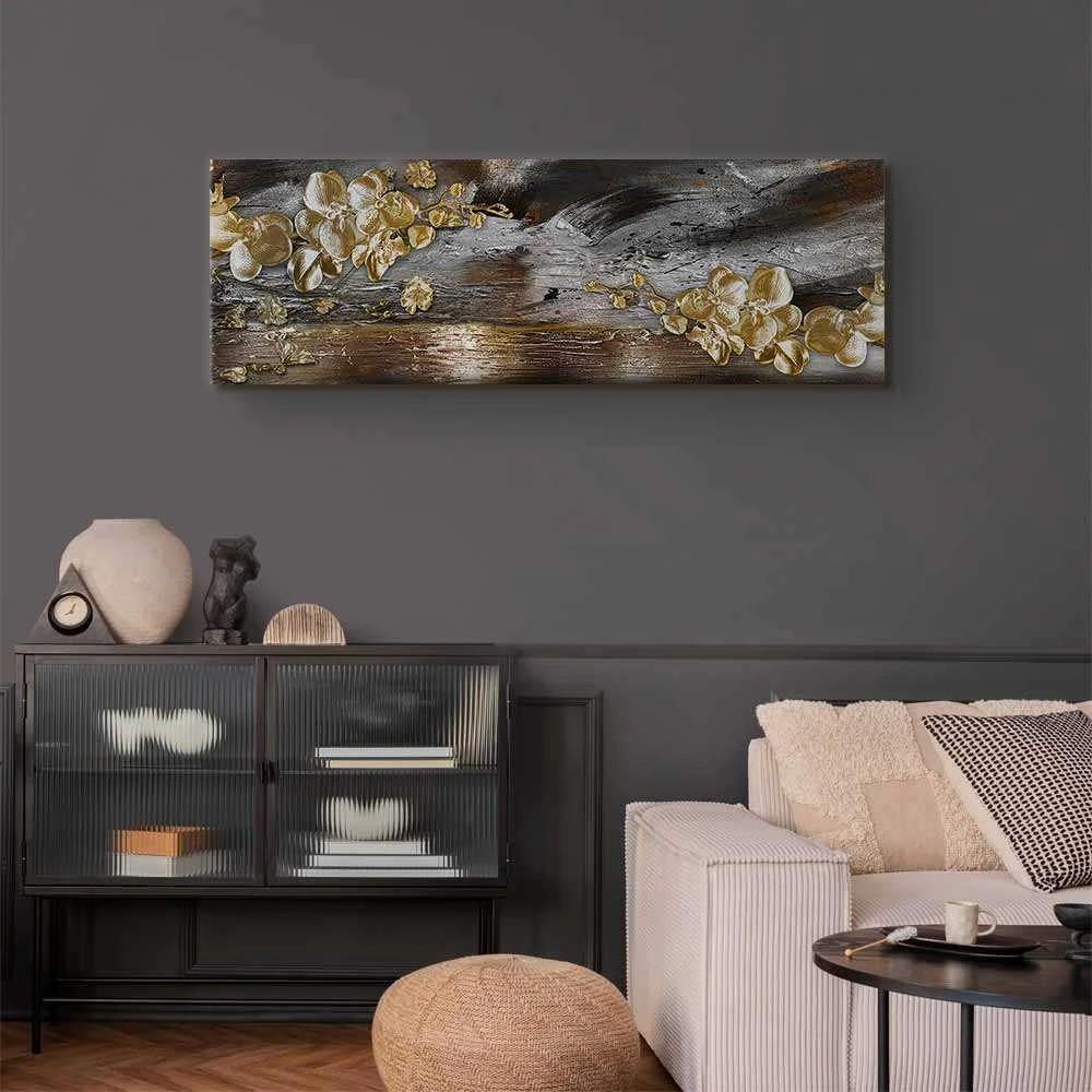 Artgeist Paveikslas - Golden Garden (1 Part) Narrow