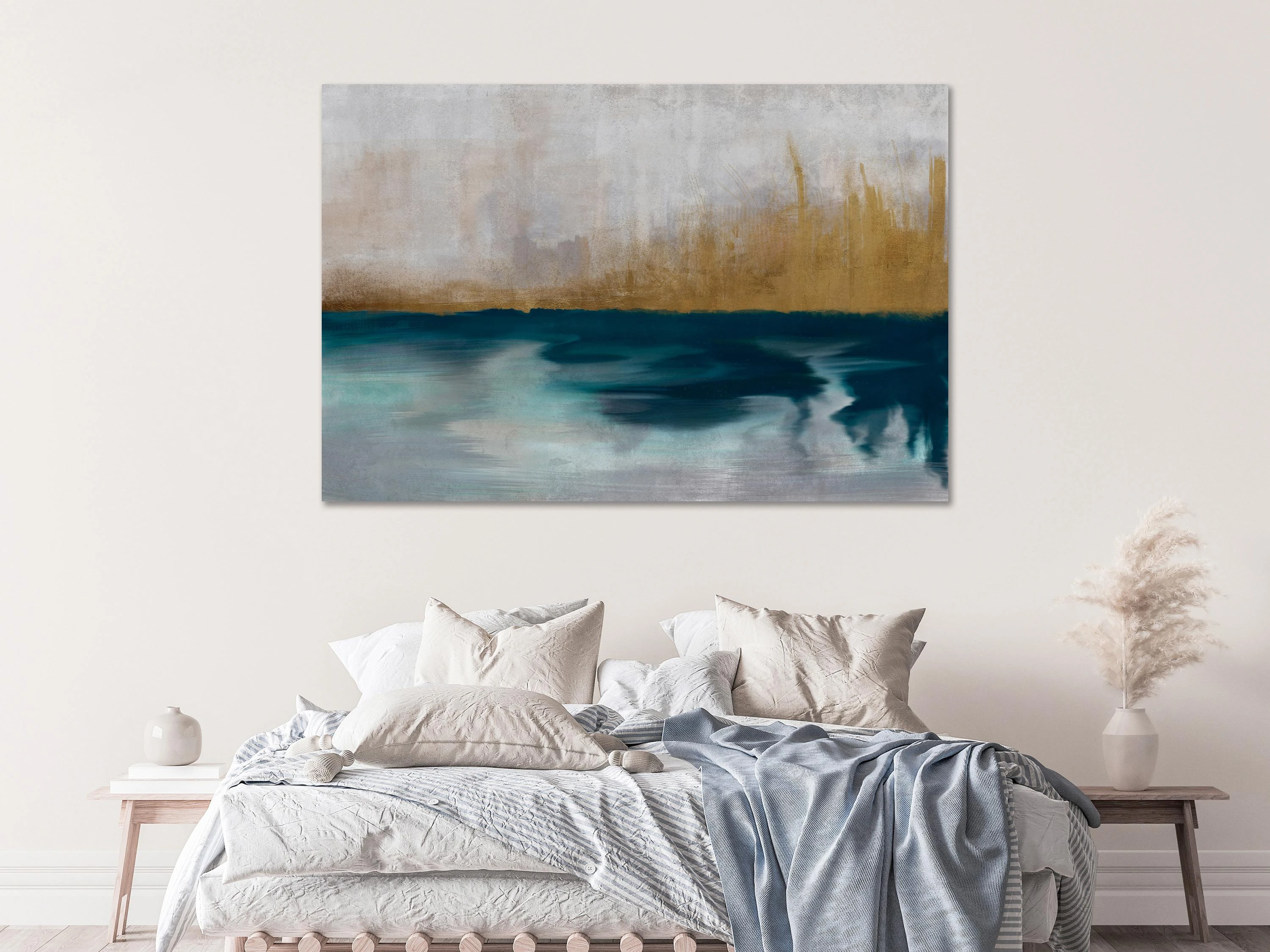 Artgeist Paveikslas - Golden Grasses (1 Part) Wide