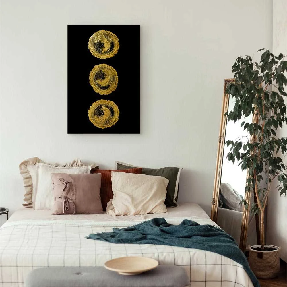 Artgeist Paveikslas - Golden Knots (1 Part) Vertical