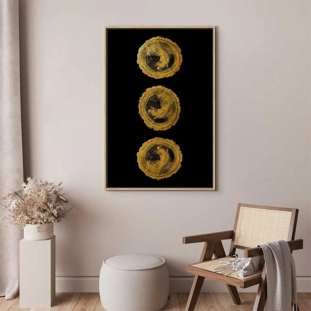 Artgeist Paveikslas - Golden Knots (1 Part) Vertical