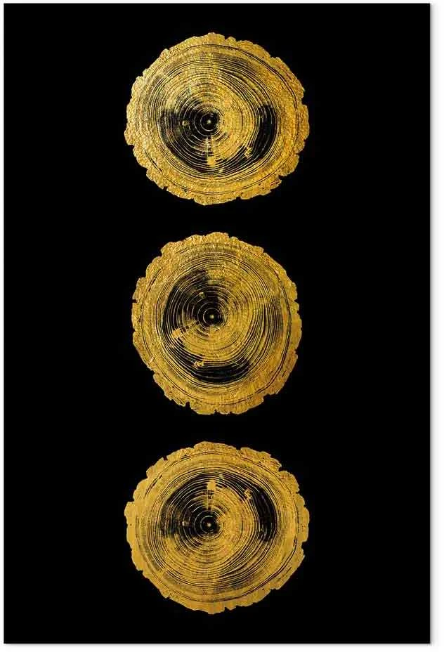 Artgeist Paveikslas - Golden Knots (1 Part) Vertical