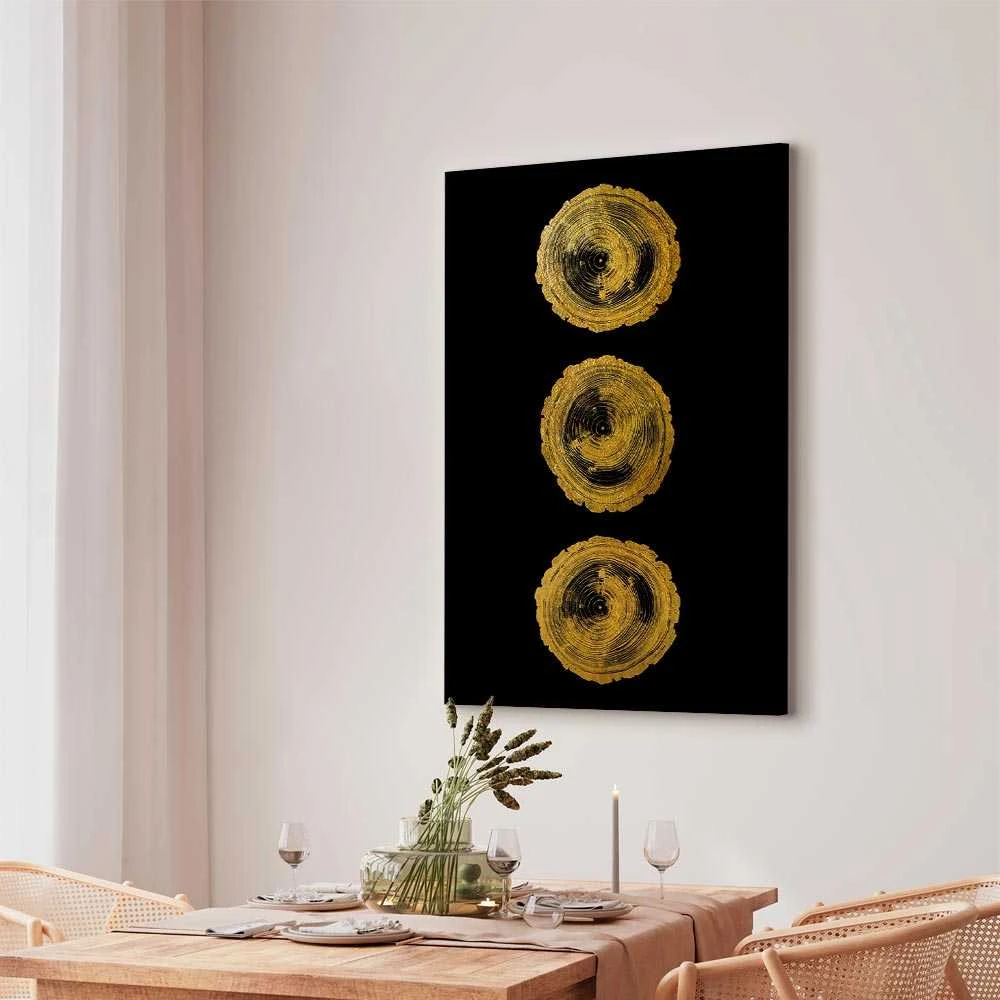 Artgeist Paveikslas - Golden Knots (1 Part) Vertical