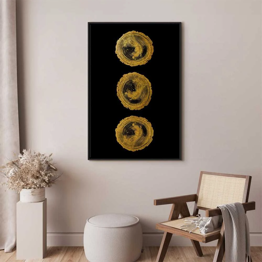 Artgeist Paveikslas - Golden Knots (1 Part) Vertical
