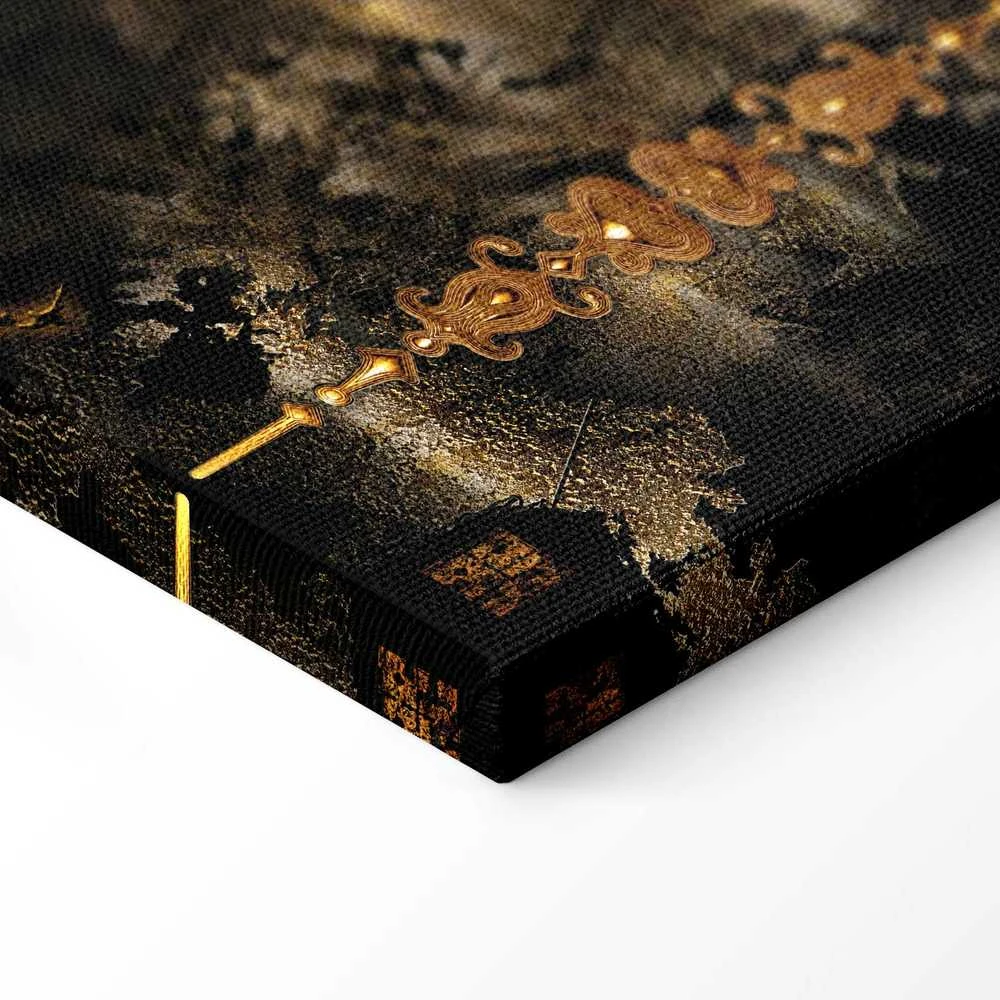 Artgeist Paveikslas - Golden Lion (5 Parts) Wide