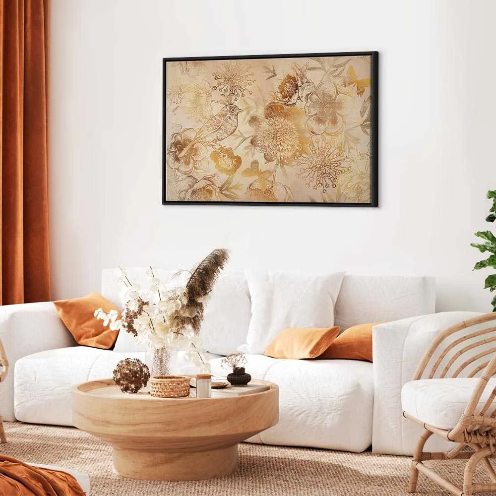 Artgeist Paveikslas - Golden Mosaic of Nature (1 Part) Wide