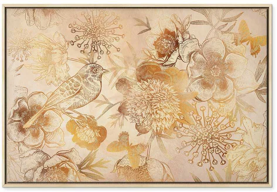 Artgeist Paveikslas - Golden Mosaic of Nature (1 Part) Wide