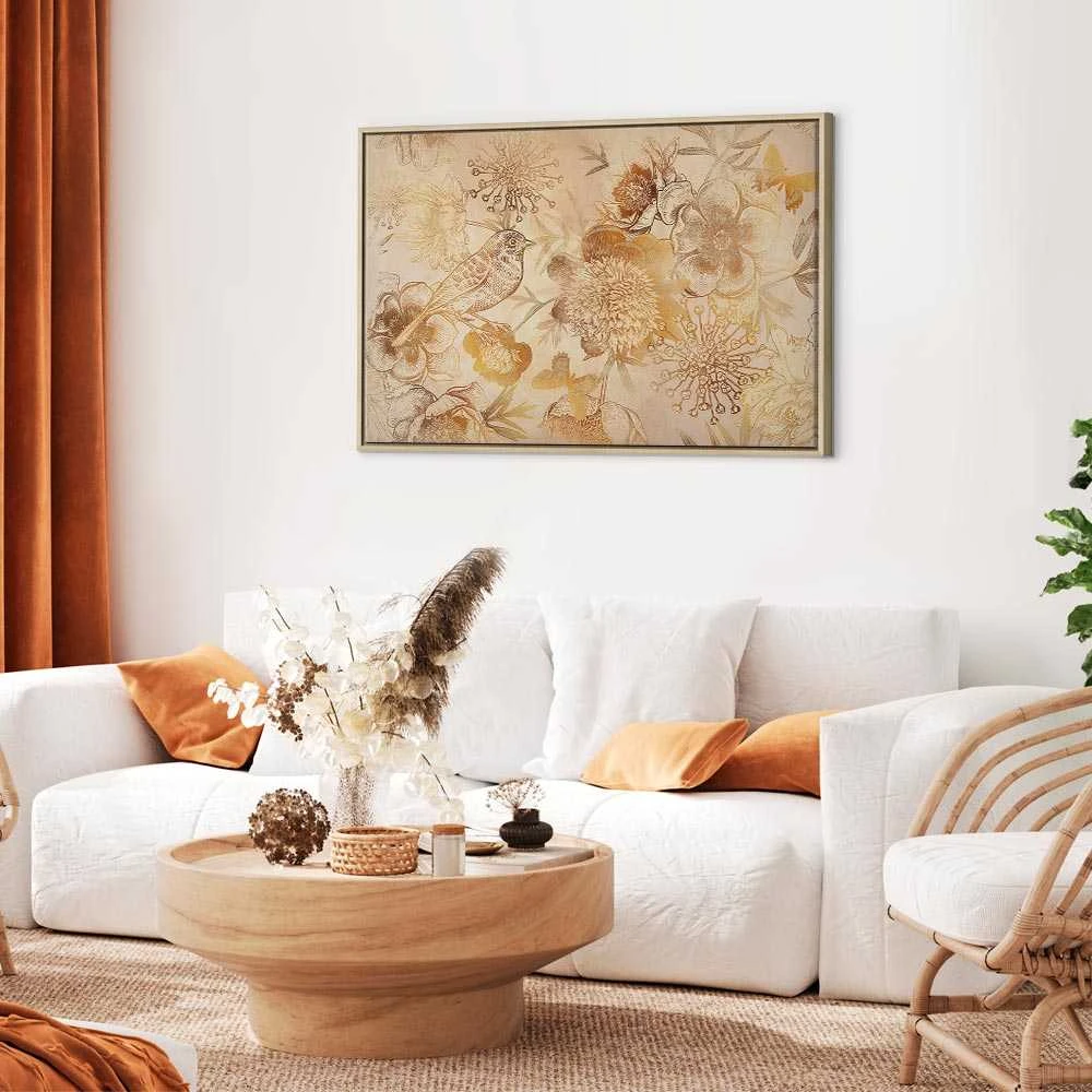 Artgeist Paveikslas - Golden Mosaic of Nature (1 Part) Wide