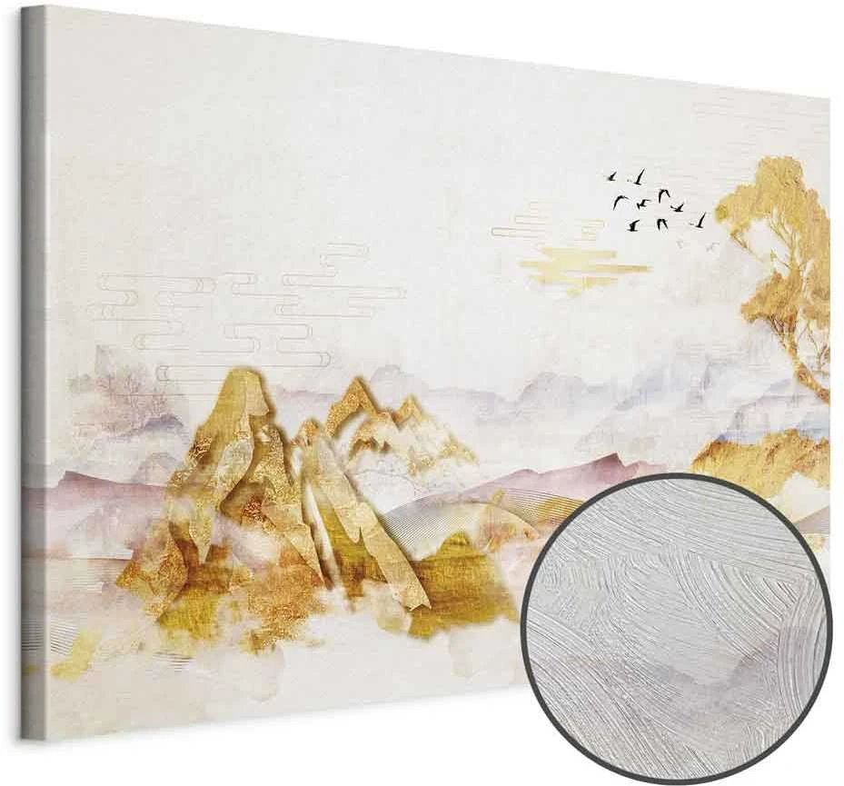 Artgeist Paveikslas - Golden Mountains (1 Part) Wide