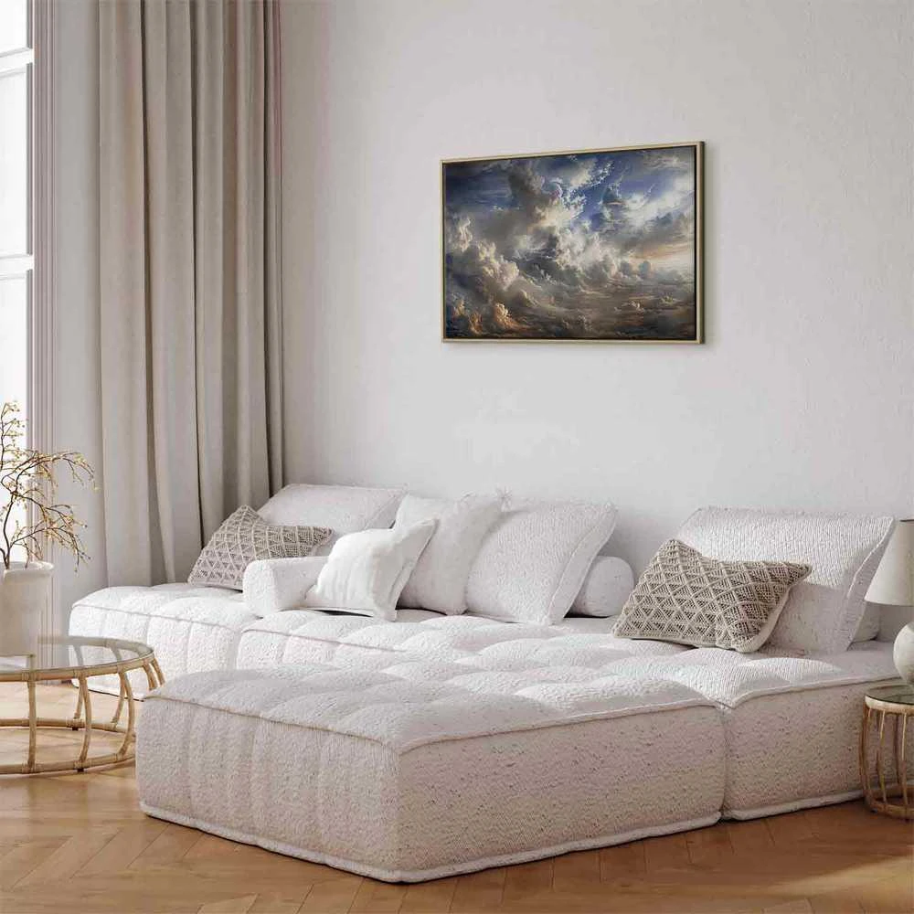Artgeist Paveikslas - Golden Reflections on Clouds Foretelling Dusk