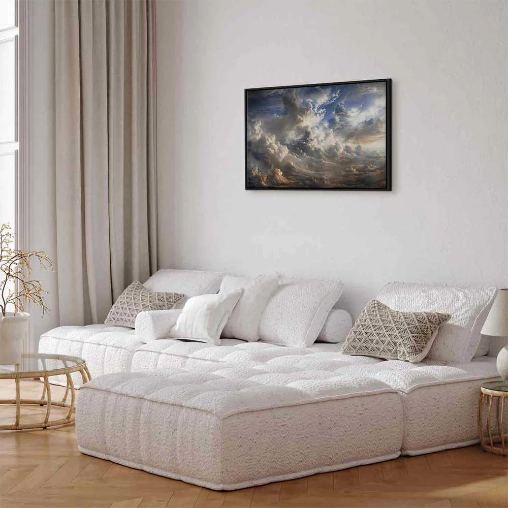 Artgeist Paveikslas - Golden Reflections on Clouds Foretelling Dusk