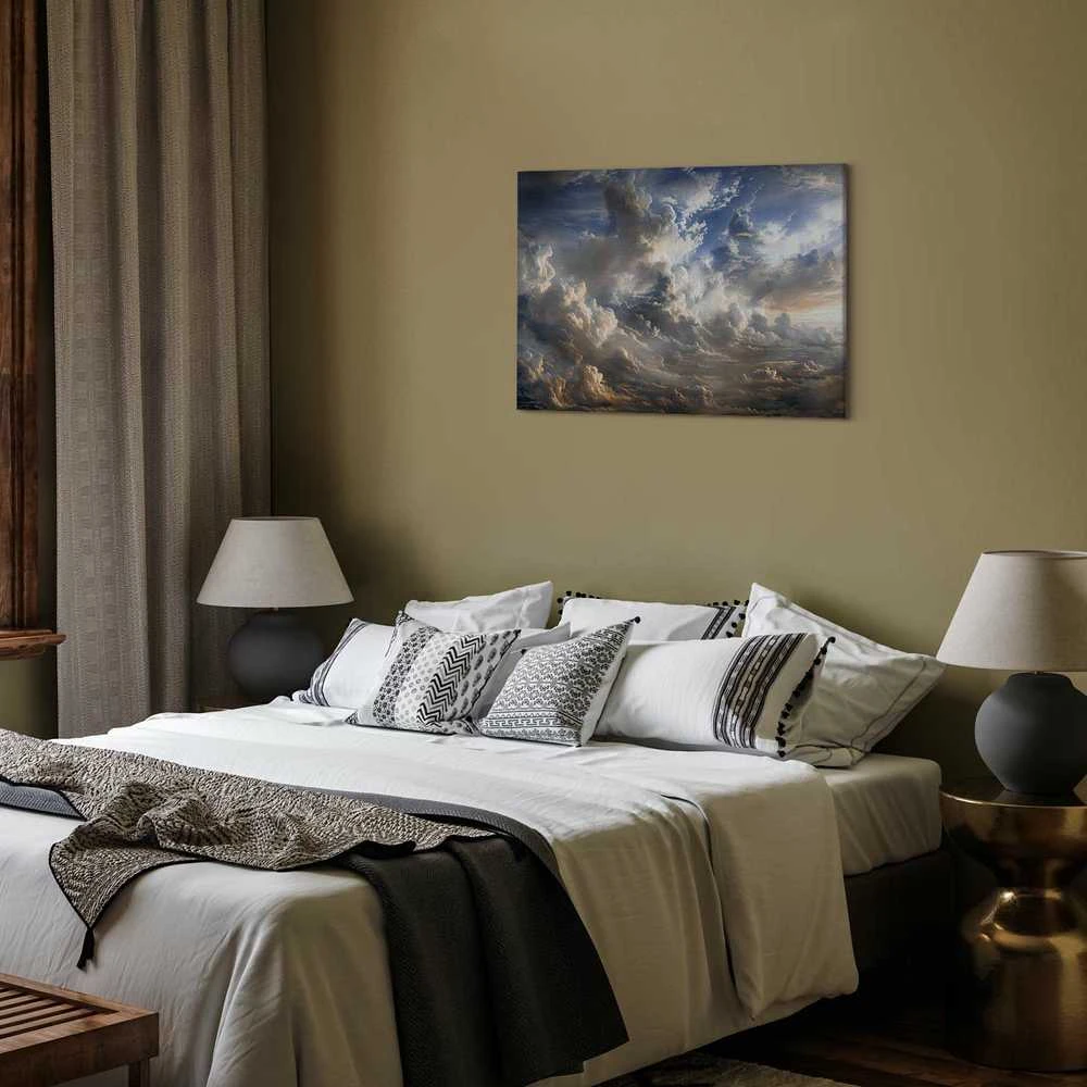 Artgeist Paveikslas - Golden Reflections on Clouds Foretelling Dusk