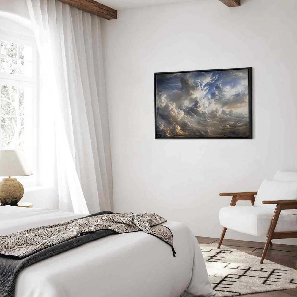 Artgeist Paveikslas - Golden Reflections on Clouds Foretelling Dusk