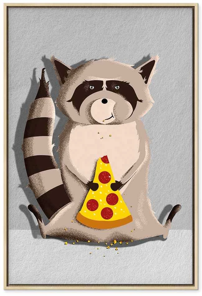 Artgeist Paveikslas - Gourmand Raccoon (1 Part) Vertical