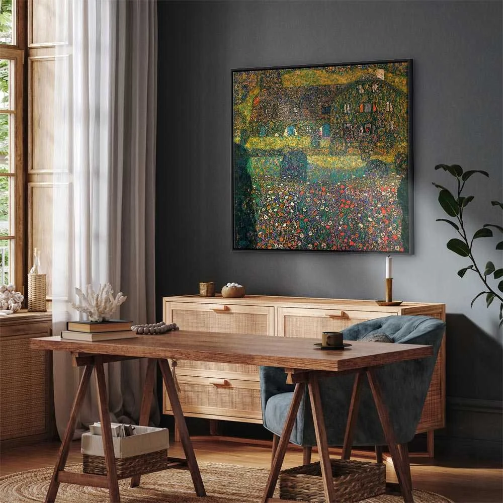 Artgeist Paveikslas - Gustav Klimt – Country House on the Attersee Lake