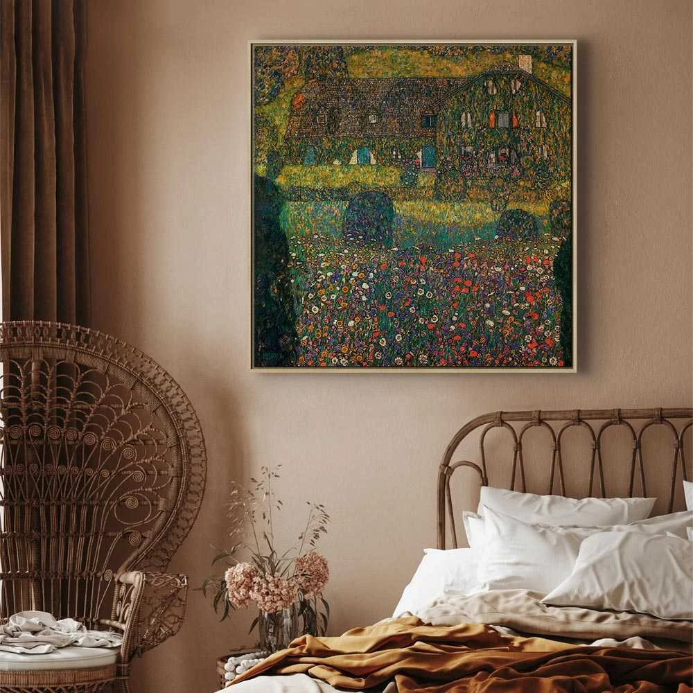 Artgeist Paveikslas - Gustav Klimt – Country House on the Attersee Lake