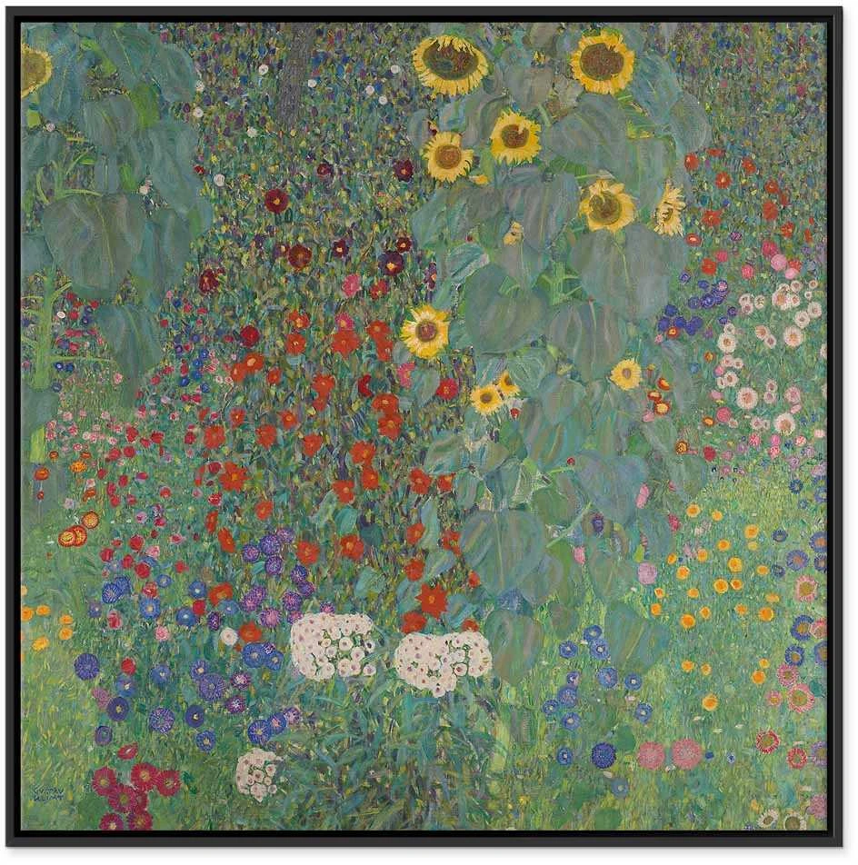 Artgeist Paveikslas - Gustav Klimt – Farm garden with sunflowers