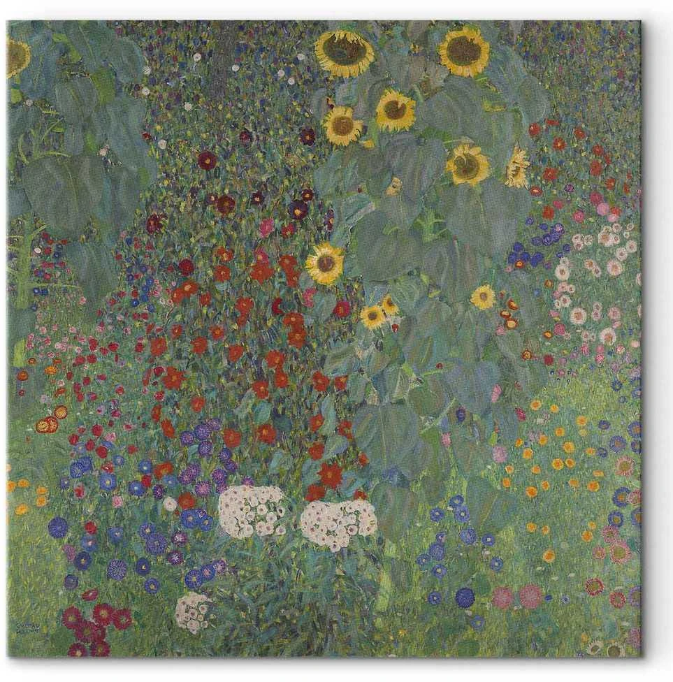 Artgeist Paveikslas - Gustav Klimt – Farm garden with sunflowers