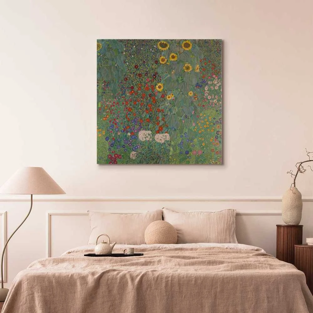 Artgeist Paveikslas - Gustav Klimt – Farm garden with sunflowers
