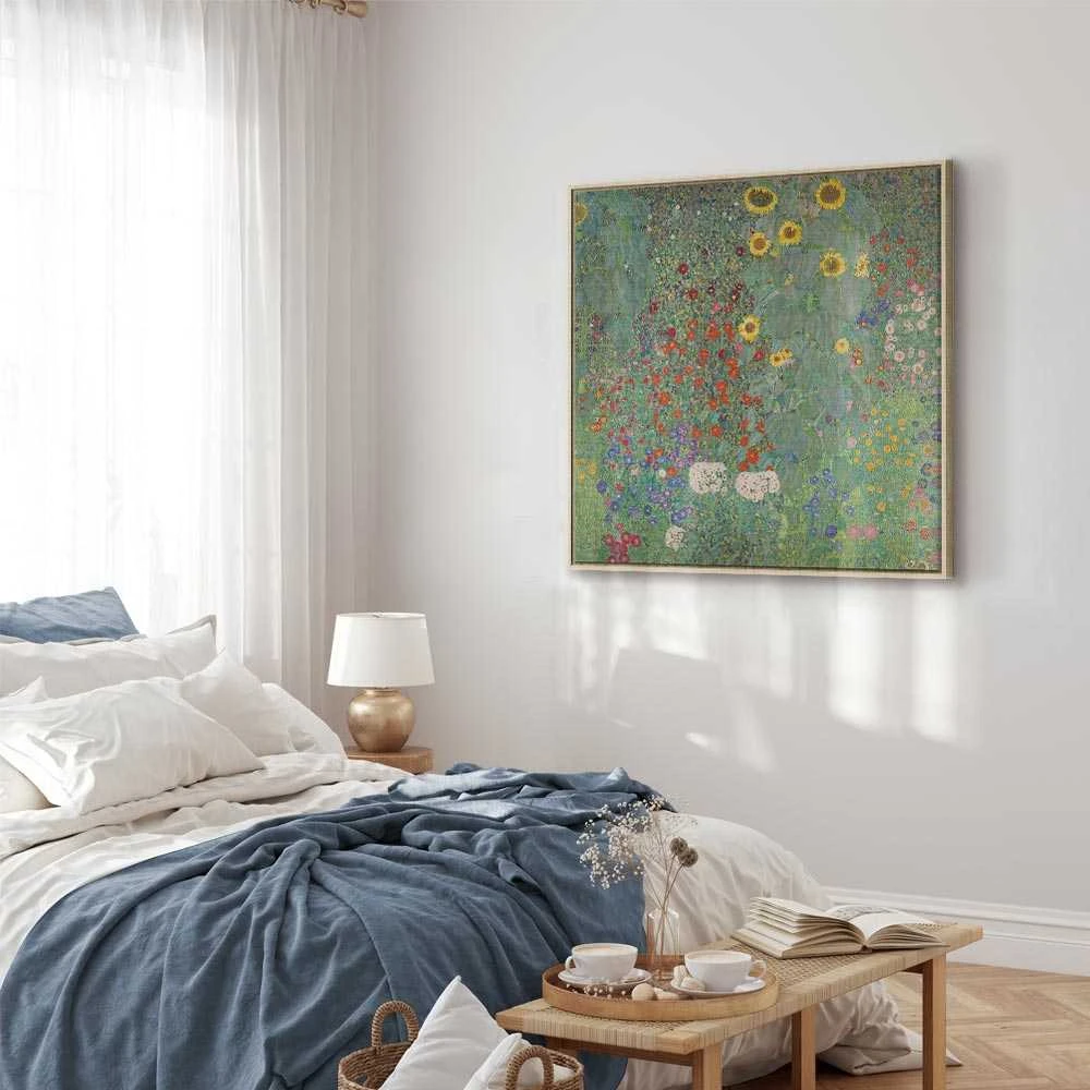 Artgeist Paveikslas - Gustav Klimt – Farm garden with sunflowers