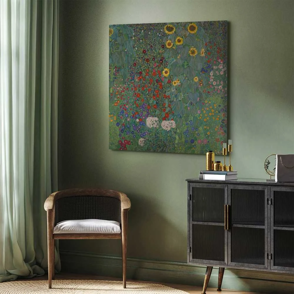 Artgeist Paveikslas - Gustav Klimt – Farm garden with sunflowers