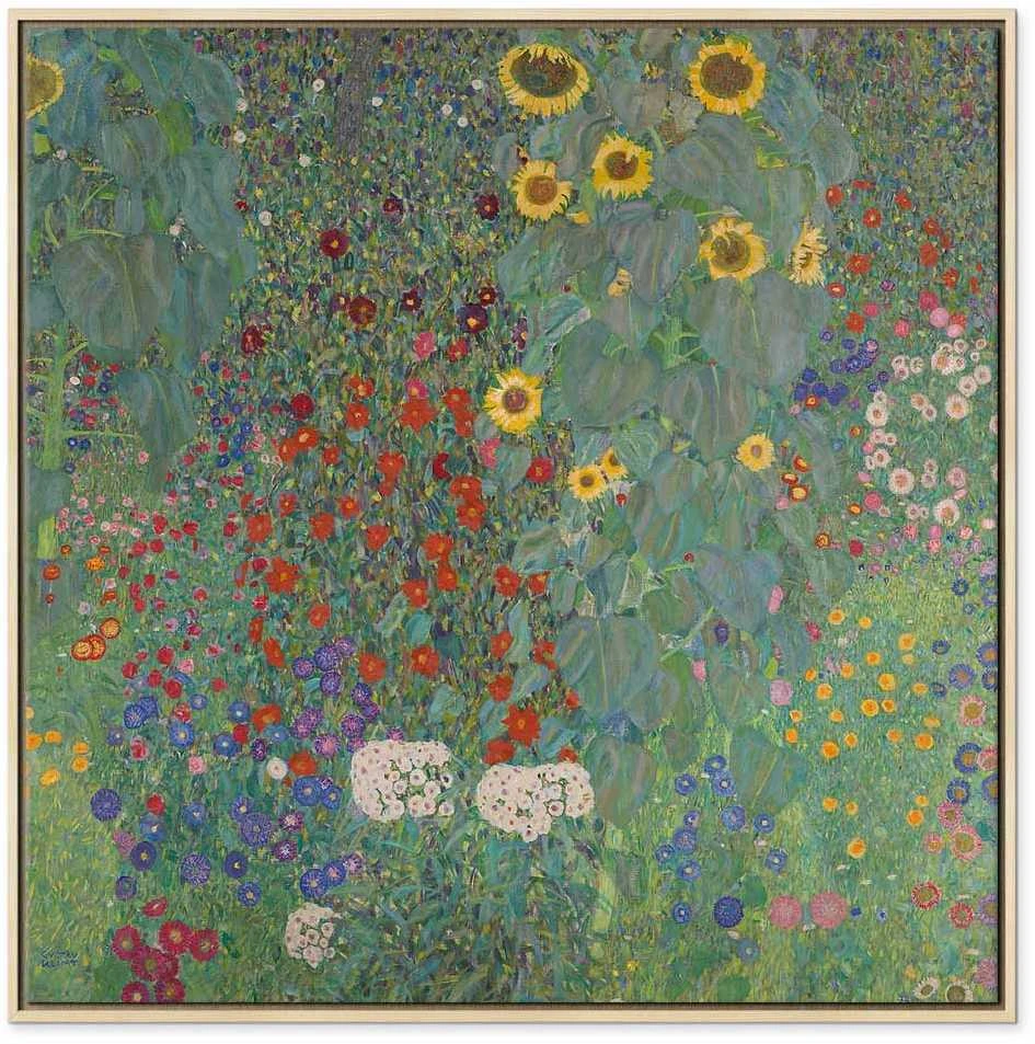 Artgeist Paveikslas - Gustav Klimt – Farm garden with sunflowers