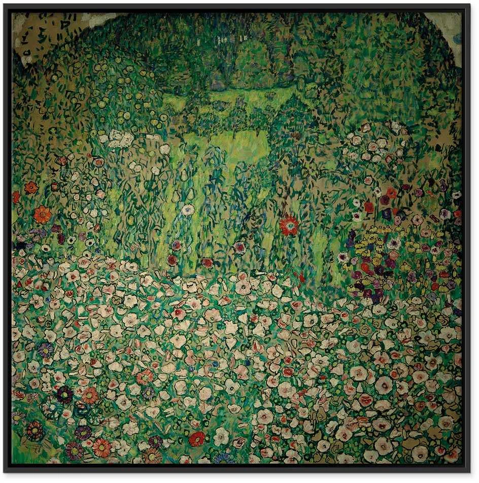 Artgeist Paveikslas - Gustav Klimt – Gartenlandschaft mit Bergkuppe