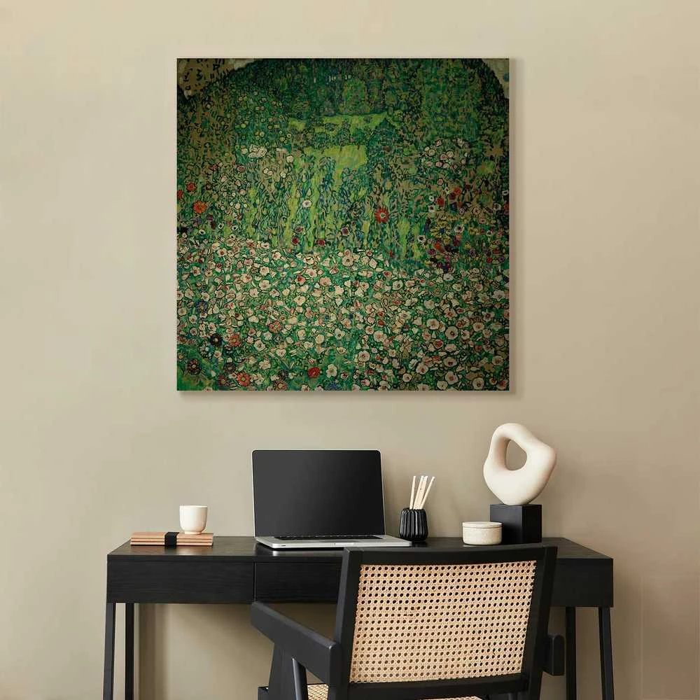Artgeist Paveikslas - Gustav Klimt – Gartenlandschaft mit Bergkuppe