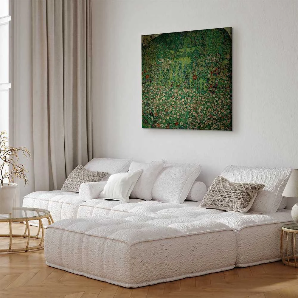 Artgeist Paveikslas - Gustav Klimt – Gartenlandschaft mit Bergkuppe