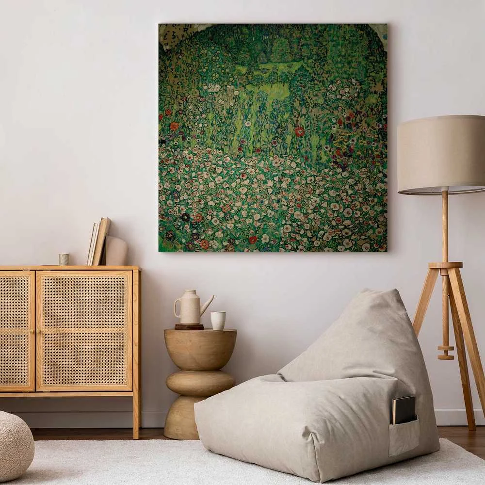 Artgeist Paveikslas - Gustav Klimt – Gartenlandschaft mit Bergkuppe