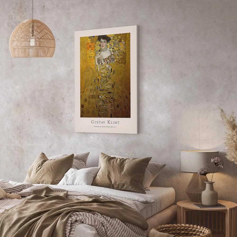 Artgeist Paveikslas - Gustav Klimt - Portrait of Adele Bloch (1 Part) Vertical