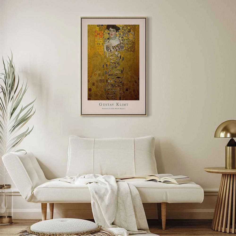 Artgeist Paveikslas - Gustav Klimt - Portrait of Adele Bloch (1 Part) Vertical