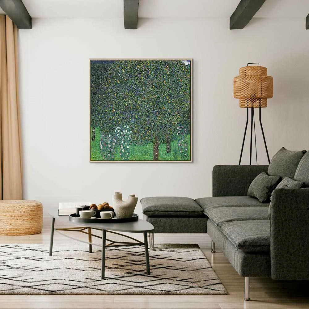 Artgeist Paveikslas - Gustav Klimt – Roses Among the Trees