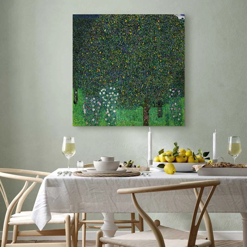 Artgeist Paveikslas - Gustav Klimt – Roses Among the Trees