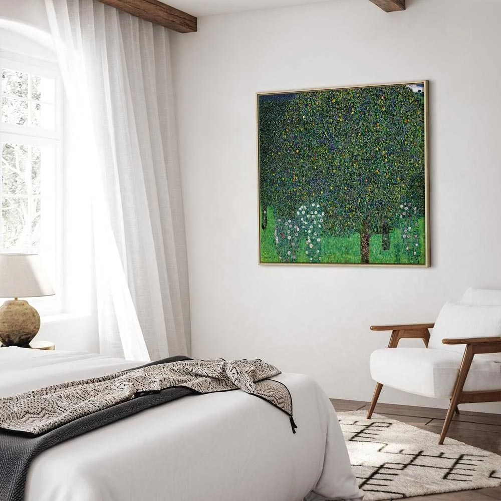 Artgeist Paveikslas - Gustav Klimt – Roses Among the Trees
