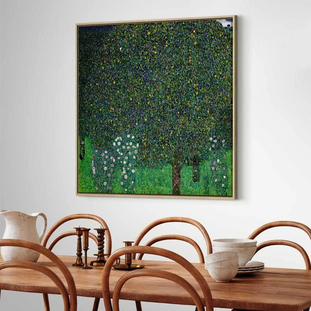 Artgeist Paveikslas - Gustav Klimt – Roses Among the Trees