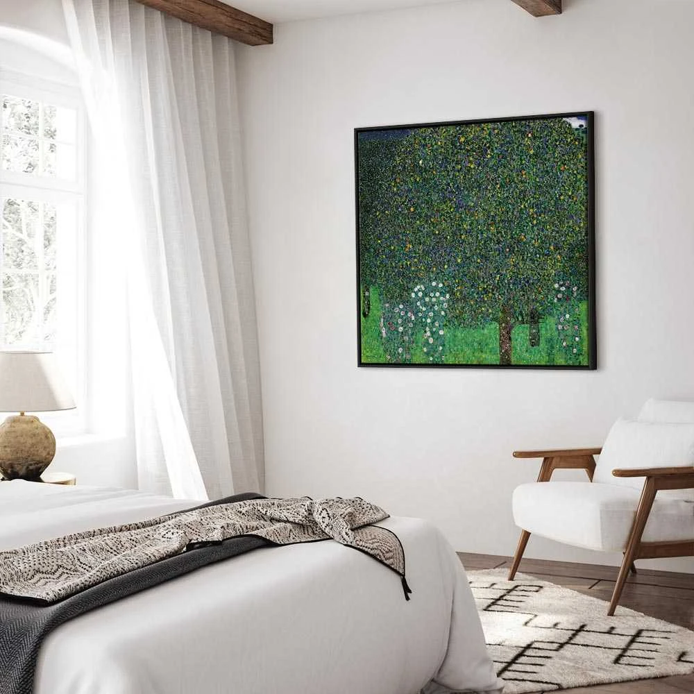 Artgeist Paveikslas - Gustav Klimt – Roses Among the Trees