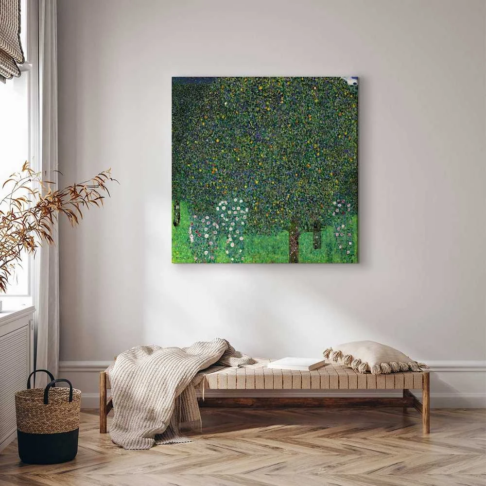 Artgeist Paveikslas - Gustav Klimt – Roses Among the Trees