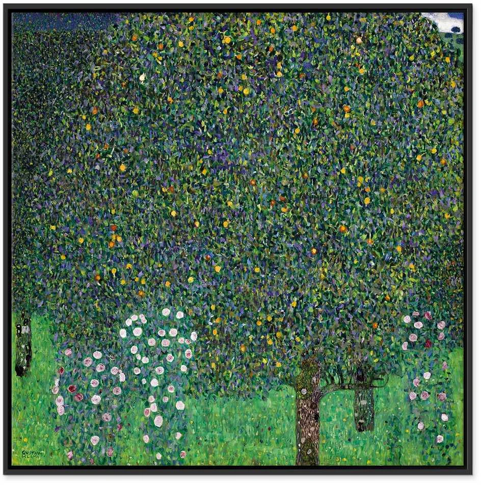 Artgeist Paveikslas - Gustav Klimt – Roses Among the Trees