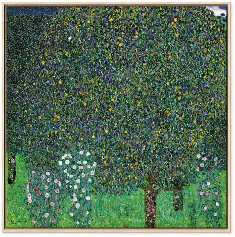 Artgeist Paveikslas - Gustav Klimt – Roses Among the Trees