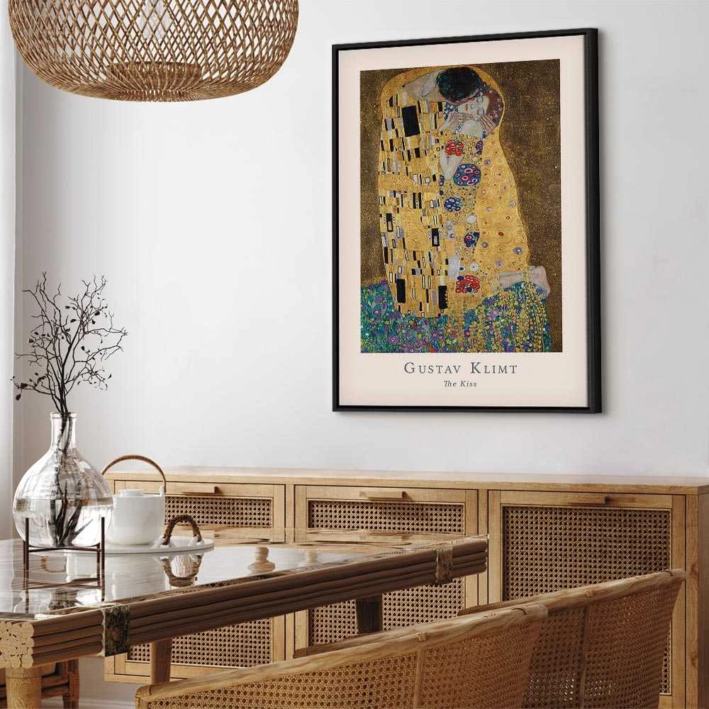 Artgeist Paveikslas - Gustav Klimt - The Kiss (1 Part) Vertical